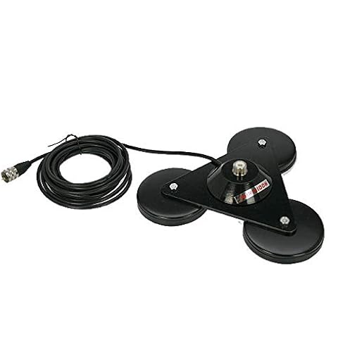 Base magnética triple BM360 MIRMIDON para antenas grandes Cover