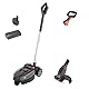Yard Force 12V iFlex Akku Rasenmäher & Rasentrimmer Bundle LM F23BN, mit 12V / 4.0 Ah Lithium-Ionen Akku, bis zu 50 qm, 23cm Schnittbreite, 3 Stufen Schnitthöhen Verstellung