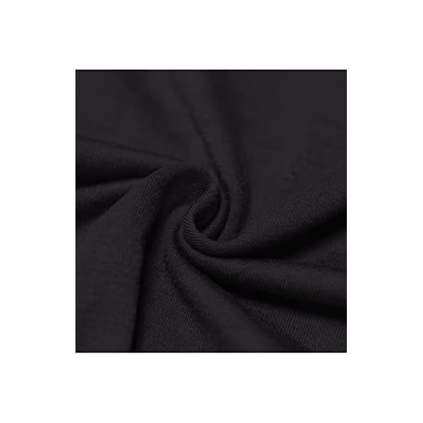 Zilcremo Women Casual Dress Tie Dye/Floral Short Sleeve Summer Loose Maxi Dresses with Pockets Black2 L - Image 5