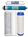 CFS – 5 Pack Replacement Water Filter Kit Includes Sediment, Carbon Block, GAC & Inline Cartridges with 75 GPD Membrane Compatible with WATERMAX H5000 5 Stage Reverse Osmosis System Models
