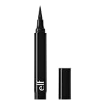 e.l.f. Intense Ink Eyeliner, Enhances The Lash Line With Rich & Long-Lasting Color, Tip For Precise Application, Vegan & Cruelty-Free, Blackest Black