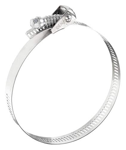 Hose Clamp, 1 to 4 In, SAE 56, SS, PK10