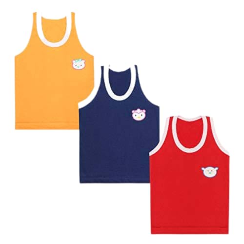 Image of superminis Cotton Vests /Baniyan /Inner Wear - Regular Fit, Sleeveless, Printed Sandos for Girls, Boys and Kids