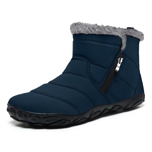 Bravover Barfußschuhe Herren Damen Winterstiefel Winterschuhe Schneestiefel...