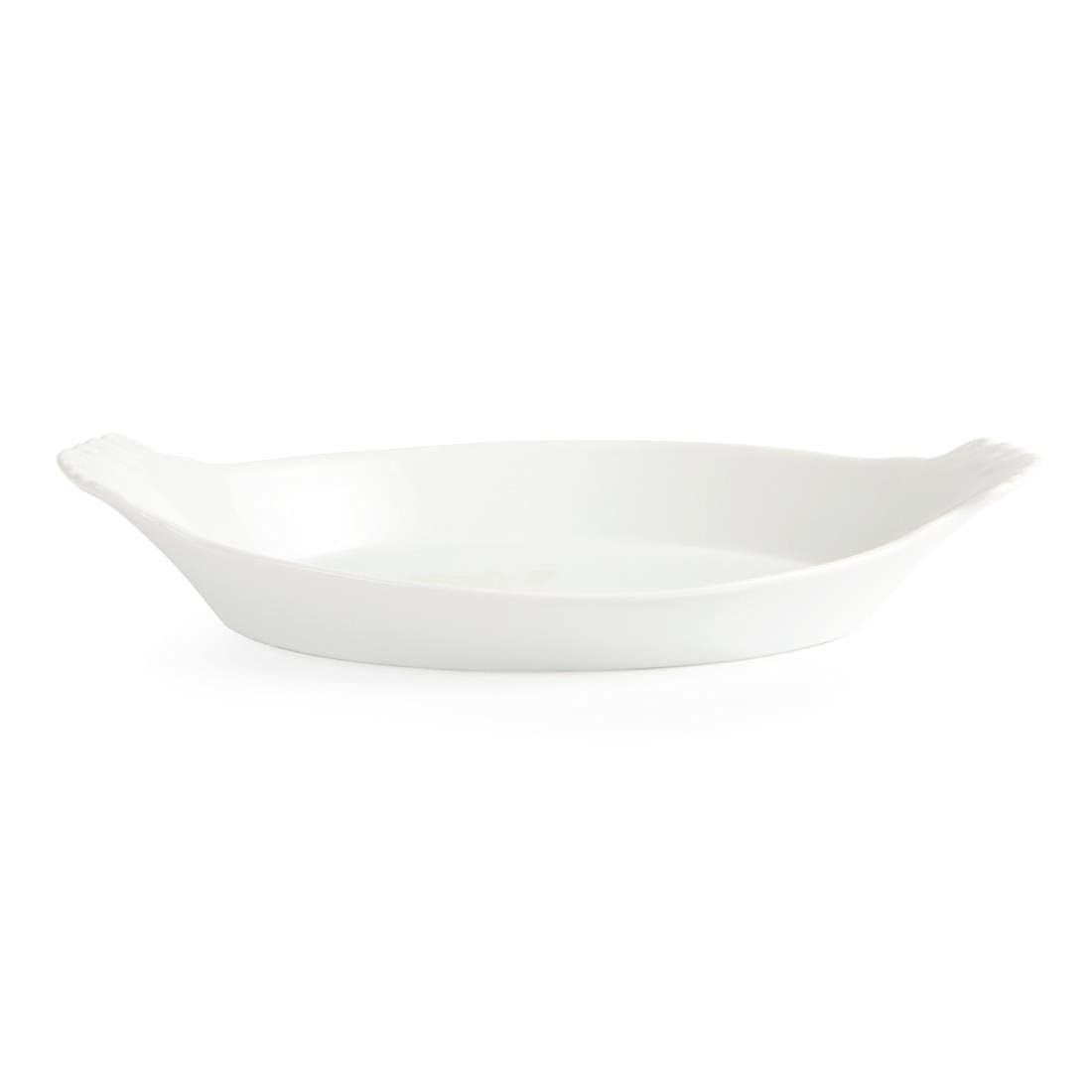 Olympia Whiteware - Platos ovalados para servir (6 unidades, 320 x 177 mm)
