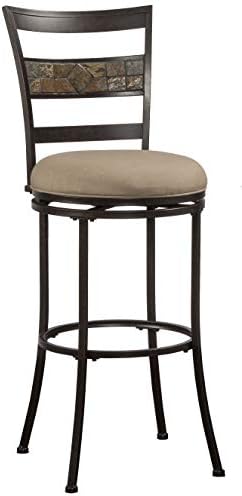 Hillsdale Furniture Henning Bar stool, Height, Midnight Mocha