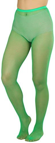 Image of ToBeInStyle Women's Sexy Vibrant Fine Classic Fishnet Full Footed Pantyhose