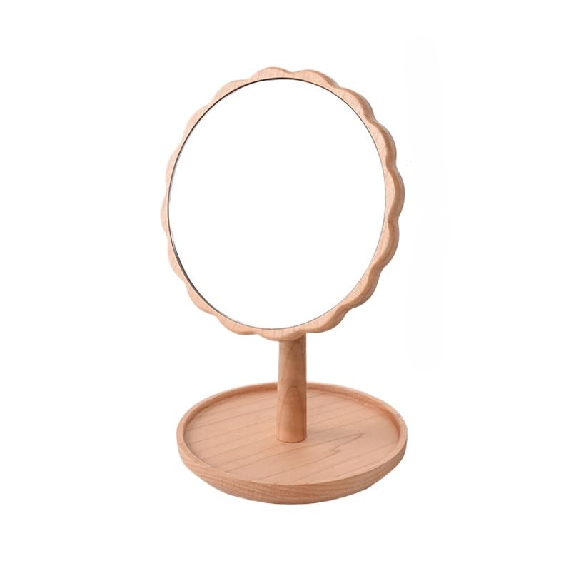 卓上鏡イギリス製木製ねじ式で角度が変えられる