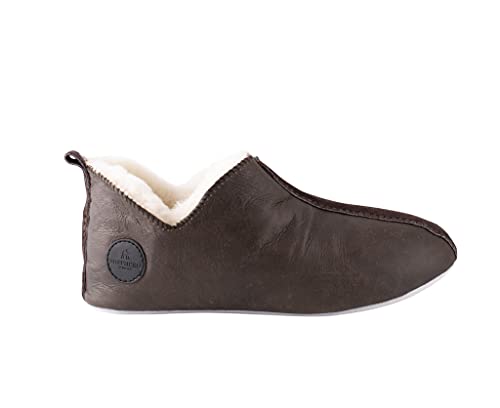 Shepherd Herren Henrik Slipper Flache Hausschuhe, Braun (OILD Antique 53)