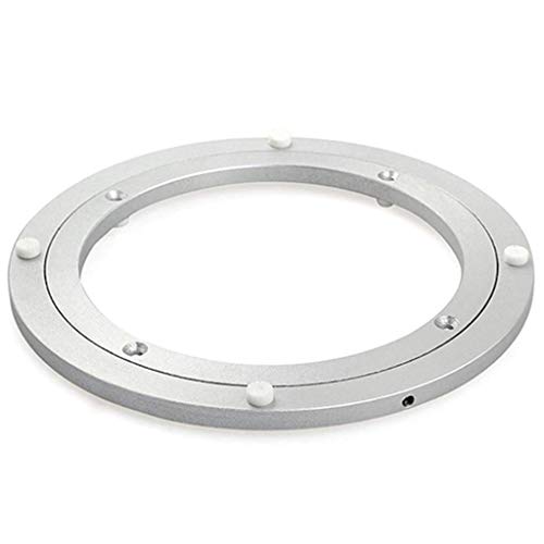 runder Drehteller,Tischplatte Dreh Drehteller Kugellager Fernsecher Aluminium für Esstisch TV, Monitor, Lazy Susan (Außendurchmesser-49cm / 19inch)