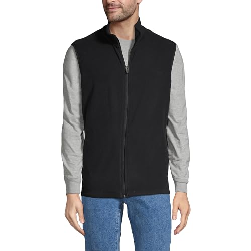 Lands' End Men's Thermacheck 100 Fleece Vest