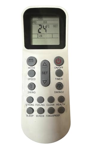Image of EHOP YKR-K /002E Compatible Remote Control for Lloyd AC Bluestar UX AC Models AC-125 YKR-K /204E YKR-K /001E