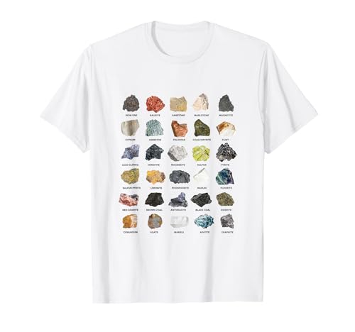 鉱石鉱物宝石と結晶地質学者 Tシャツのサムネイル