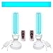 Hthhjl -U-l-t-r-a-v-i-o-l-e-t-，，50 Watt Lamp with E26 Base and Remote Control, Bulb for Basement/Bedroom/Kitchen, 2x25W Light Lamp(1 lamp 25W with Ozone)