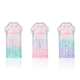 MOZXIRZ 3 Pcs Cute Pencil Sharpener Cartoon Cat Paw Pencil Sharpener Small Manual Pencil Sharpener Kawaii Plastic Sharpener School Office Supplies Pencil Sharpener for Girls Women (3Pcs Cat Paw)