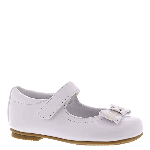 Girl's Lil Hilary (Toddler/Little Kid) White Patent 11 Little Kid M