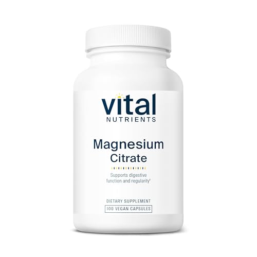 Vital Nutrients Magnesium Citrate 150mg | Promotes Relaxation | Supports Sleep, Bone, Heart, Muscle, Kidney, & Nerve Health* | Vegan Supplement | Gluten, Dairy, Soy Free | 100 Capsules