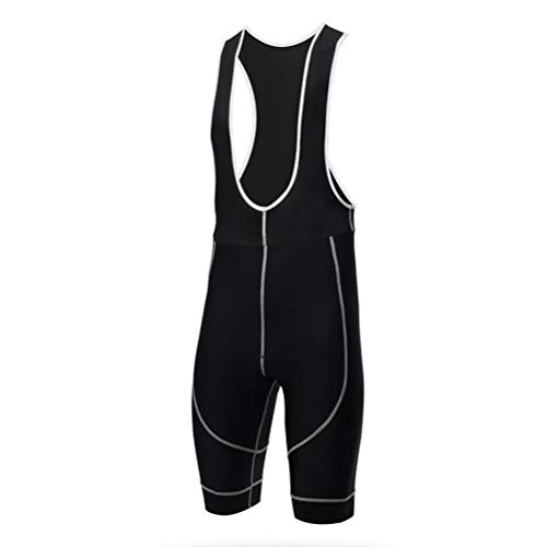 Shenshan Men's Outdoor Sports Cycling 3D Pad Bib Short Grey