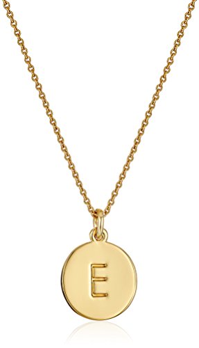 kate spade new york "Kate Spade Pendants" "E" Pendant Necklace, 17" + 3.5" Extender