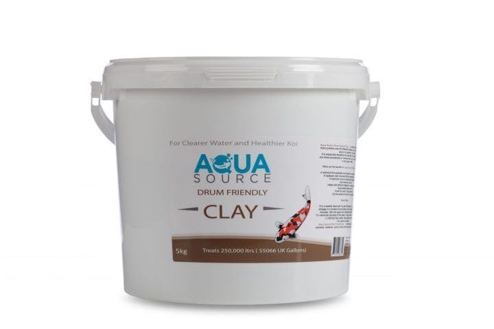 Aqua Source Drum Friendly Clay - Enhance Water Quality & Koi Health (2.5kg)
