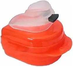 Pulser Thunder Protetor Bucal Duplo Termo Moldável com Estojo, Para Lutas e Treinos, Cobertura Superior e Inferior, Ideal para Aparelho Ortodôntico (Transparente)