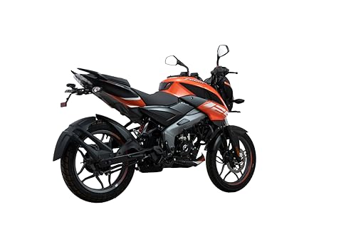 Image of Bajaj Pulsar Ns 125 Ug Motorcycle /Motorbike - Fiery Orange - Ex-Showroom