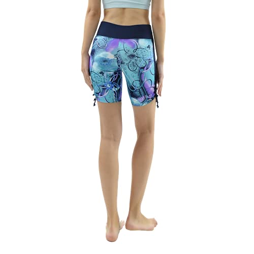 Private Island Women UPF 50+ Beach Board Shorts Swimsuit Hot Pants Bathing Swim Rash Guard Bottom (RSAP)3