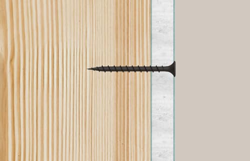 fischer Drywall Screws 3.9 x 45, Special Screw with Trumpet Head, Coarse Thread and Drive Phillips PH - Image 2