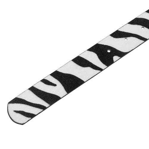 Women's Animals Waist Belts, Leopard Zebra Cow Snake Faux Leather Round Gold Buckle for Jeans Pants Dresses3