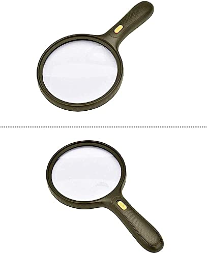 Loupe de lecture portative 10X CRODY avec 3 LED et grand objectif 138mm - 7