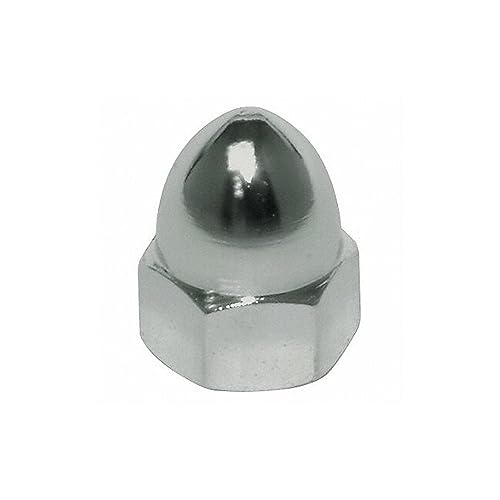 Cap Nut, 5/16-18, Gr 12L14, ST, Plain, PK10