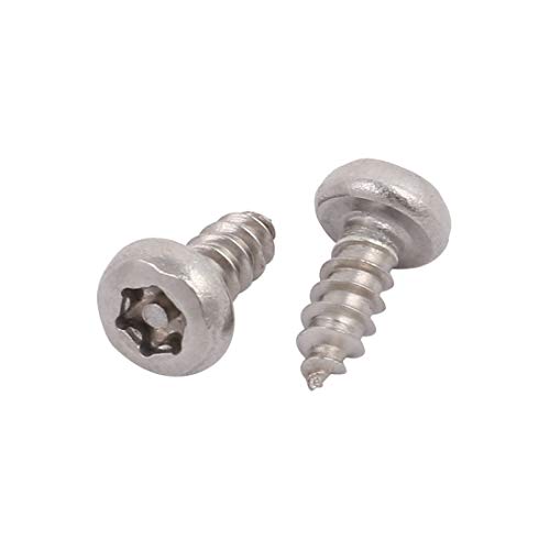 Tornillos autorroscantes Torx M3.9x9.5 mm acero inoxidable 20 uds miniatura 2