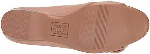 Naturalizer Womens Polly Buckle Flat Taupe Beige Leather 6 M | Image 3