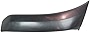 Evan-Fischer Compatible with Toyota RAV-4 01-05 Front Bumper End Cover Extension Primed w/Wheel Opening Flares Right Side Plastic