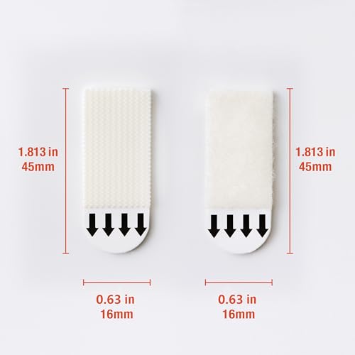 Image of MOVELYST 36-Pairs(72 Strips) Small Picture Hanging Strips, Removable Hook and Loop Tape, Waterproof Adhesive Strips for Frame Hanging, Heavy Duty