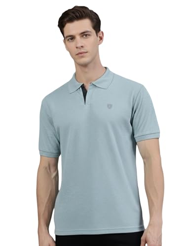 Image of Lux Cozi Men's Cotton Solid Polo Tshirt | Collar Tshirts | Half Sleeves | Stylish & Premium All Day Wear | Pack of 1