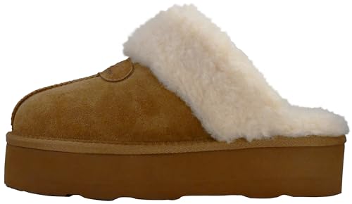 Image of BEARPAW Women's Retro Loki Slippers | Cozy Indoor & Outdoor Shoes, Warm Wool Blend Lining, Lightweight EVA Outsole, Indoor & Outdoor Comfort