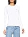 Levi's LS Baby Tee Maglia a Maniche Lunghe, Bianco (White), XXS Donna