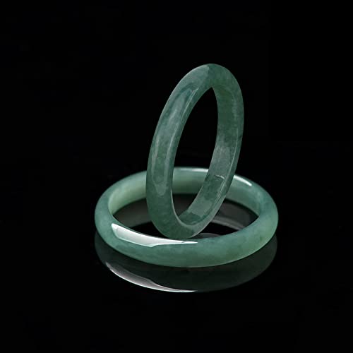 Naharo Natural Green Jade Ring For Women,Good Luck Jewelry Natural Ring For Women With Gift Box thumb #1