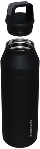 Image of Stanley IceFlow Cap and Carry Water Bottle | Wide Mouth Twist Lid | Lightweight & Leakproof for Travel & Sports | Insulated Stainless Steel | BPA-Free