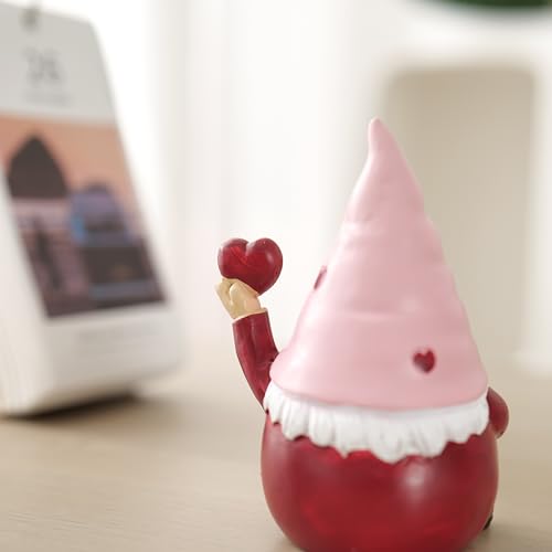 Goodstart GUDESIDA-01 Valentine'S Day Gnomes Figurine Lovely Couple Figurines In Love Valentines Gnomes Statue thumb #5