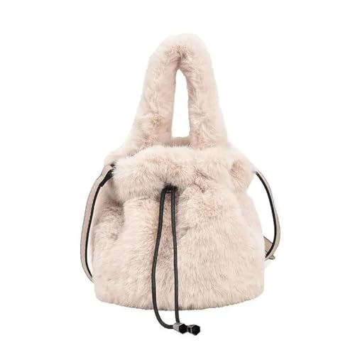 IRGVJIFR Bolso de Felpa Bolso bandolera pequeño de felpa, versátil y práctico, ideal for otoño e invierno(Color 02)