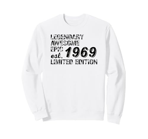 Vintage 1969 Limited Edition Design Felpa