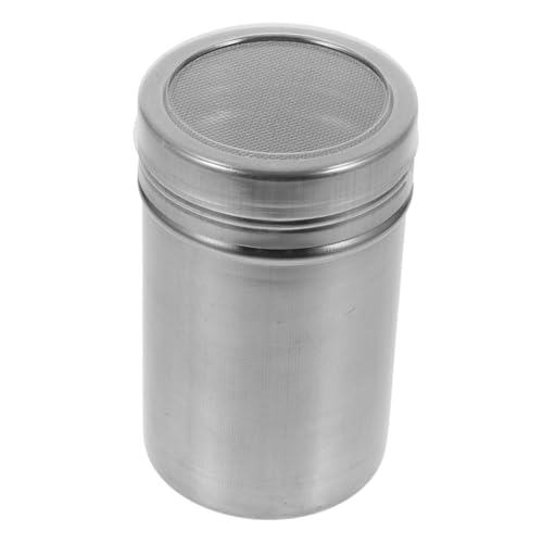 FUNOMOCYA Travel-sized Stainless Steel Spice Shaker Fine Mesh Portable Canister for Outdoor Entertaining