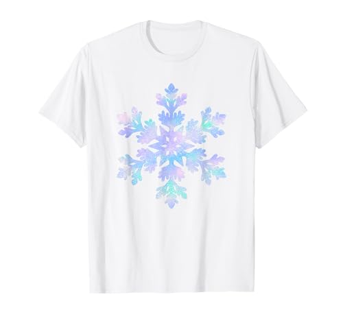 Schneeflocken-Kostüm Winter Weihnachten passend für Herren Damen Kinder T-Shirt