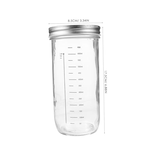 Bocal Hermétique Verre Levain Conservation Fermentation Étanche - 4