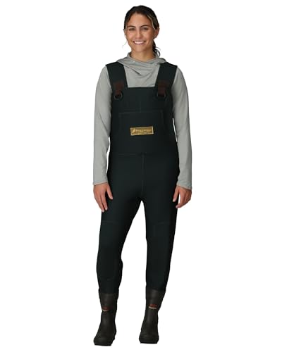 FROGG TOGGS Women's Amphib Neoprene Waterproof Bootfoot Chest Wader for Hunting, Forest Green, 7