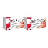 DeMemory Studio 60 Cápsulas - Pack 2 Unidades - Ayuda a la Concentración, Aprendizaje y Razonamiento - con Fosfatidilcolina, Fosfatidilserina, Taurina, Jalea Real, Vitaminas y Minerales
