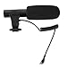 Hemoton Interview Microphone for Camera Interview Mic DSLR Micro SLR