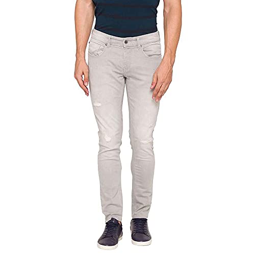 Image of Spykar Dark Tone Cotton Super Skinny Fit Mens Jeans (S211113-FSADWH-P)